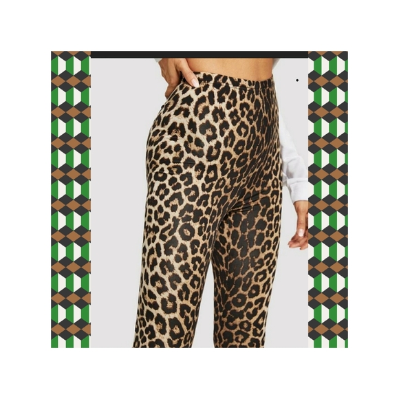 SHEIN LEOPARD TIGHTS - Picture 2 of 4